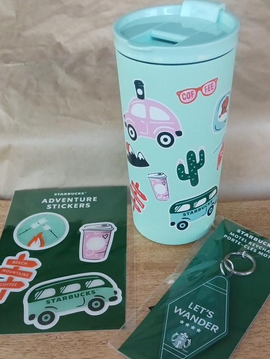 Starbucks Accessories - Starbucks 2026 Road Trip Collection Bundle-Tumbler, Keychain & Stickers